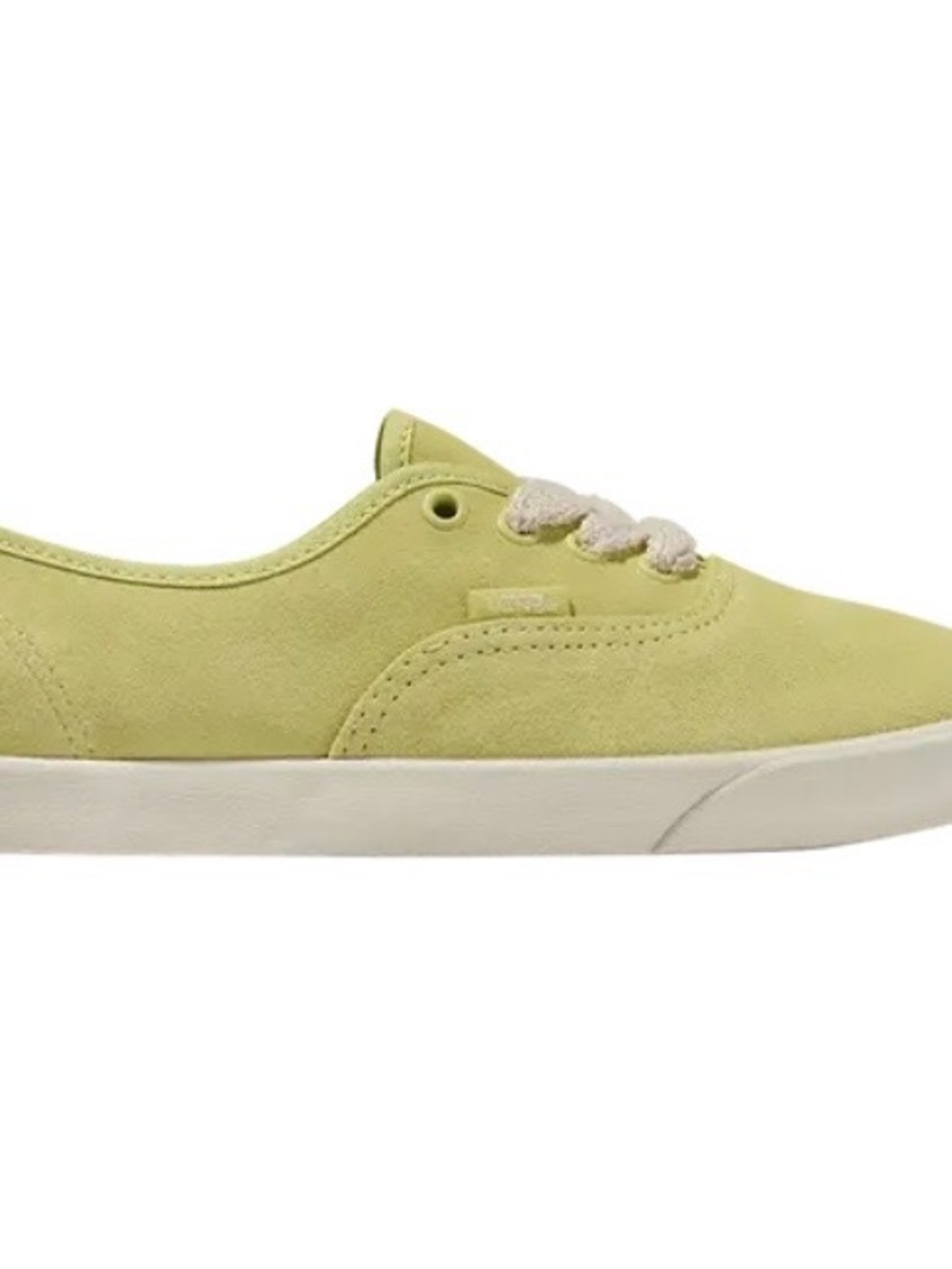 Vans Authentic Lo Pro Lime Sherbet Fat Lace Suede Sneakers Mens 6.5 Womens 8